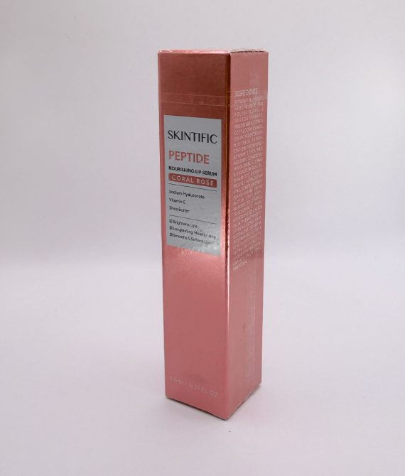 SKINTIFIC Peptide Nourishing Lip Serum – Coral Rose