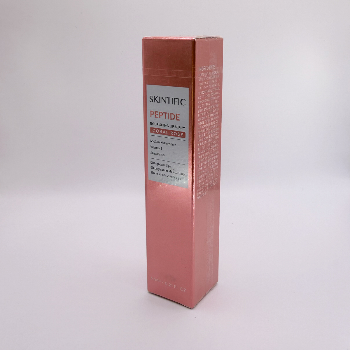 SKINTIFIC Peptide Nourishing Lip Serum - Coral Rose