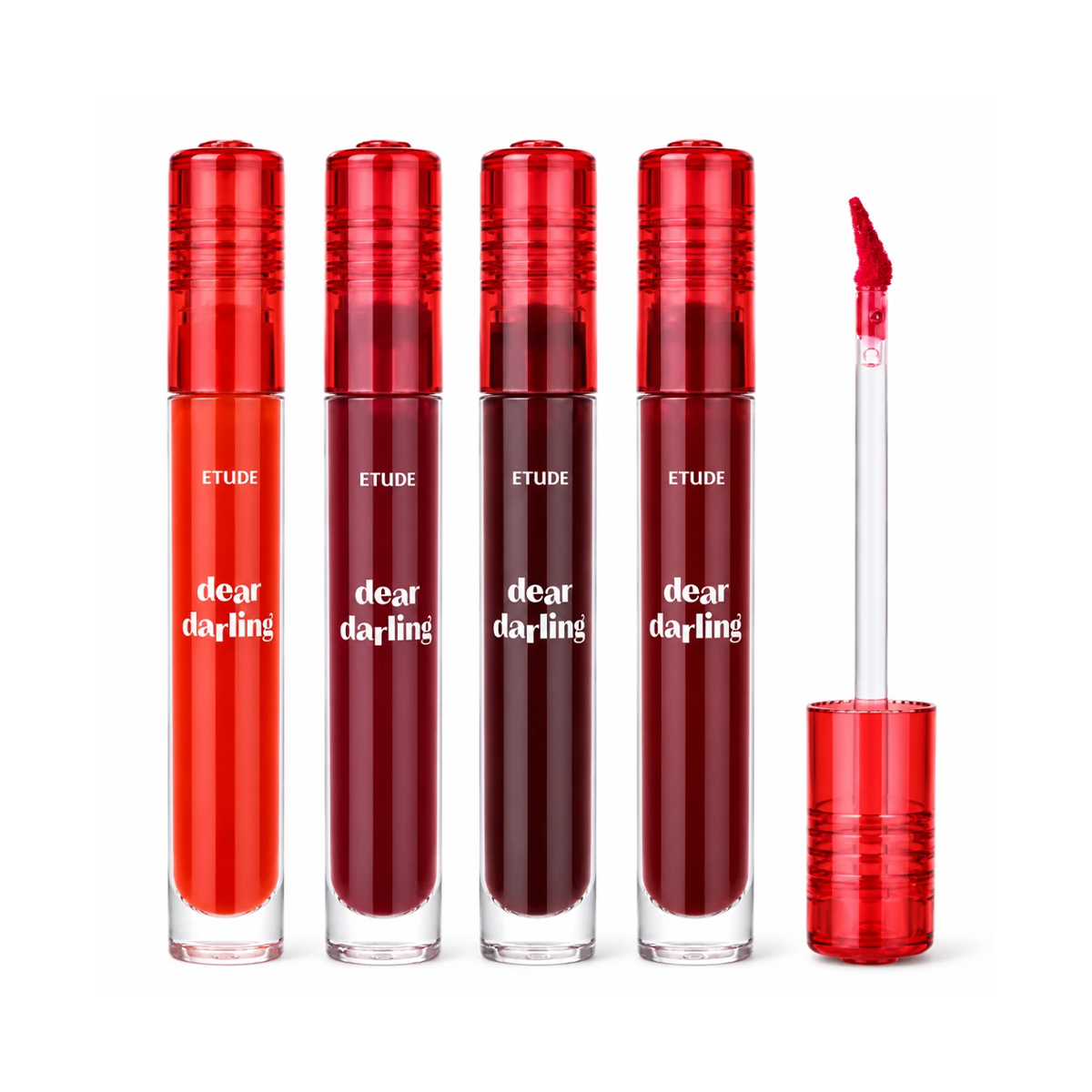 ETUDE Dear Darling Water Gel Tint - 04 Plum Red - Image 2
